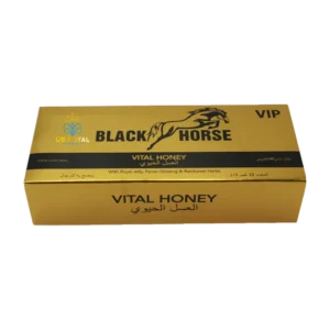 Black Horse Vip Honey. – 12 Packs x 10 Grams